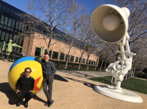 Jeff Danna and Mychael Danna at Pixar, Emeryville, California